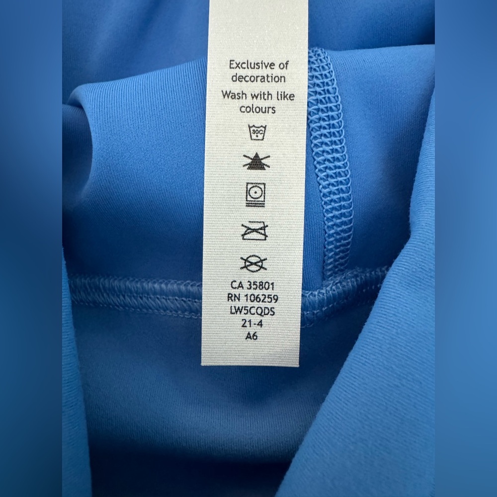 NWOT Lululemon Wunder Train High-Rise Tight 25" Blue Nile - Picture 10 of 11